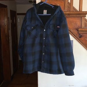 HOODED DICKIES FALL WARM SHIRT/ JACKET